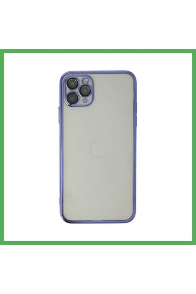 Nur store Çanta iPhone 11 Pro Max Compatible Silicone Case with Lens - Purple...