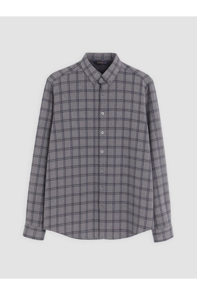 LC Waikiki Slim Fit Checked Embroidered Men's Shirt from Uzg Store for Style ...