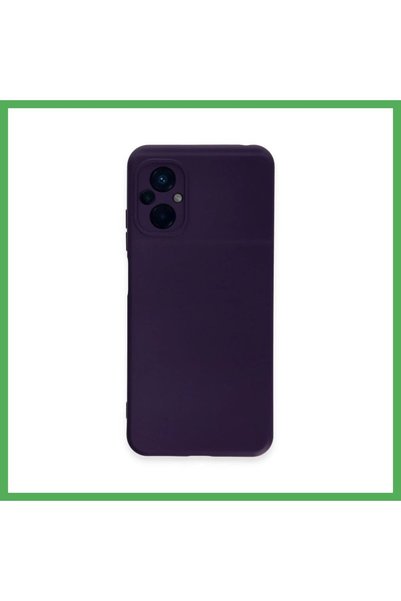 Nur store Çanta Poco M5 Compatible Case Nano Velvet Silicone - Purple Bezoss