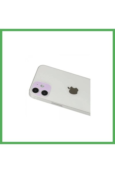 Nur store Çanta iPhone 12 Compatible Rainbow Camera Lens Protection Glass - P...