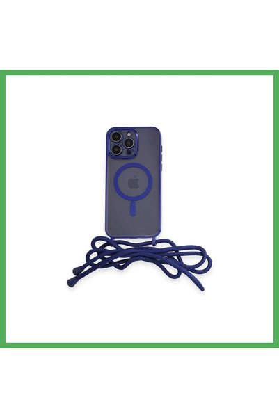 Nur store Çanta iPhone 13 Pro Compatible Case Divo Laser Strap Magsafe Cover ...