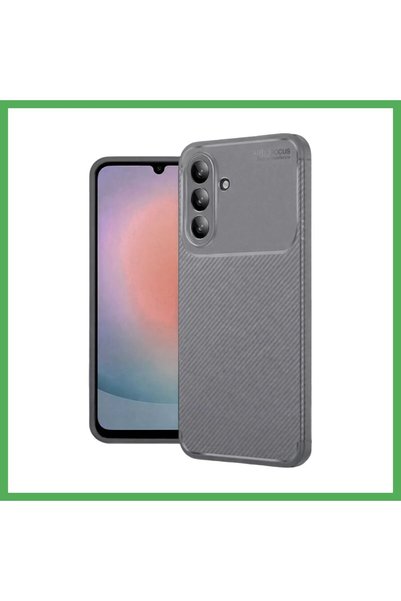 Nur store Çanta Samsung Galaxy A37 5g Compatible Auto Focus Carbon Cover - Gr...