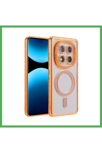 Nur store Çanta Redmi Note 15 Pro 5g Compatible Joke Simli Magneticsafe Case ...