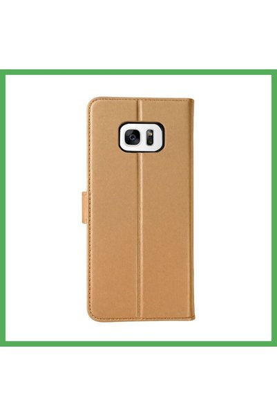 Nur store Çanta حافظة سامسونج جالاكسي S7 المتوافقة مع إيدج تريند إس بلس - ذهب...
