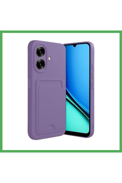 Nur store Çanta بطاقة سيليكون متوافقة مع Realme Note 60 من نوع Kelvin - أرجوا...