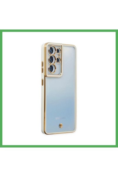 Nur store Çanta Samsung Galaxy S21 Ultra Compatible Case Liva Lens Silicone -...