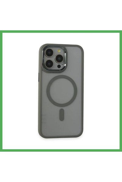 Nur store Çanta iPhone 15 Pro Max Compatible Case Room Magneticsafe Silicone ...