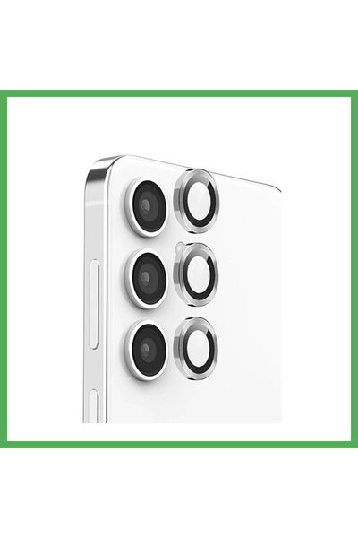 Nur store Çanta Samsung Galaxy S24 Fe Compatible Raze Metal Camera Lens - Gra...