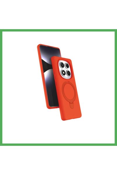 Nur store Çanta Redmi Note 14 Pro 5g Compatible Regal Magsafe Stand Cover - O...