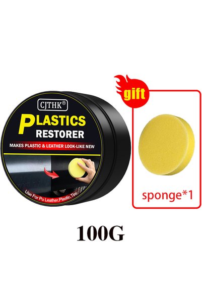 Choice 1PC 100g Car Plastic Restorer Back To Black Gloss Car Cleaning Product...