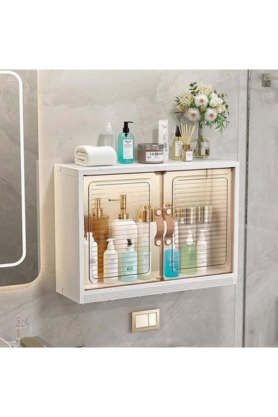 GENERAL U HOOME Bathroom Storage Cabinet,Wall Mounted Bathroom Cabinet Storag...