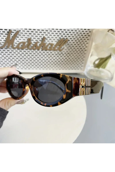Choice c2 no case 2025 New Fashion Oval Sunglasses Women Men Brand Design Lux...