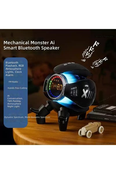 Bluejw مكبر صوت محمول DeepSeek Doubao Mecha Little Monster بقوة 6 واط مع فتحة...