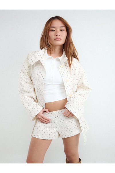 BALMAIN Jachetă cu buline