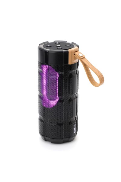 Bluejw مكبر صوت لاسلكي محمول TG285 بقوة 10 واط مع إضاءة LED ملونة وراديو ومضخ...