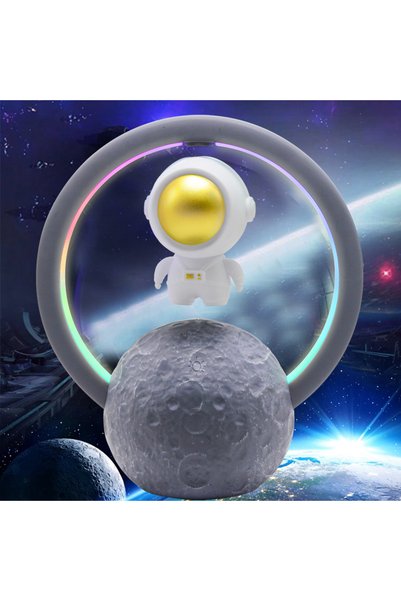 Bluejw Space Man Audio RGB Plastic Computer Subwoofer Ornament 5W Magnetic Le...