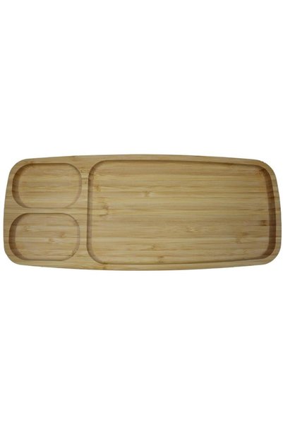 GRÜNBERG Platou din Bambus, pentru Prezentare si Servire, 39 x 16 x 2 cm, Gru...