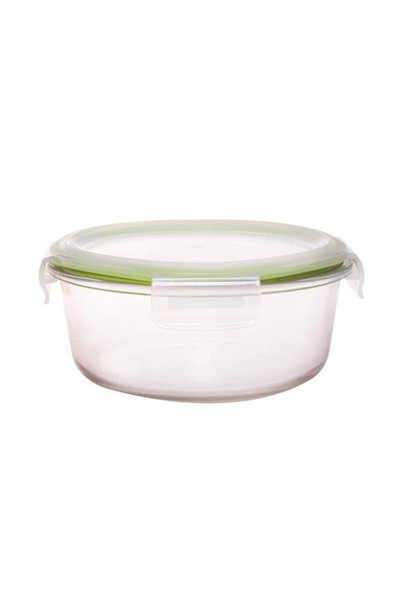 GRÜNBERG Set 2 x Vas din Sticla Borosilicata cu Capac din Plastic, 0.65 l, Gr...