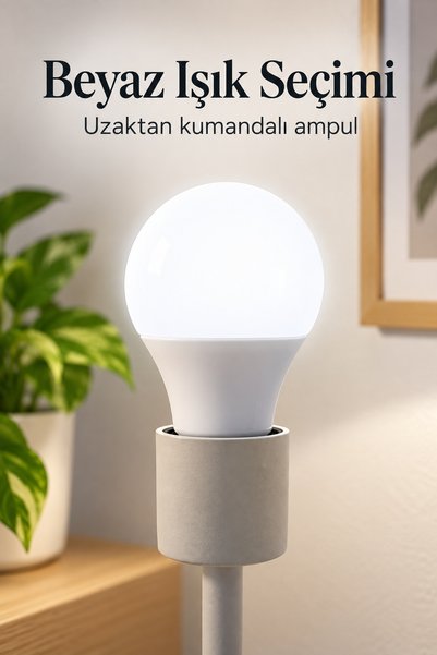 Clevora Uzaktan Kumandalı RGB LED Ampul