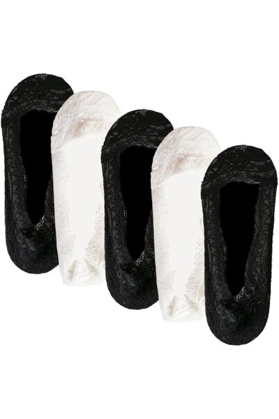 Generic Women's No Show Non Slip Socks - invisible Sheer Grip With Lace Trim ...