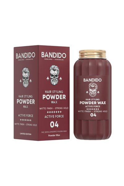 BANDİDO Pudră de păr Active Force 04 Powder Wax 30 g – Fixare puternică și ef...