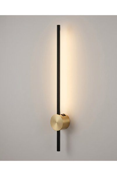 Avizen Lighting Project شمعدان حائط LED حديث مقاس 60 سم مع زر تشغيل/إيقاف، ضو...