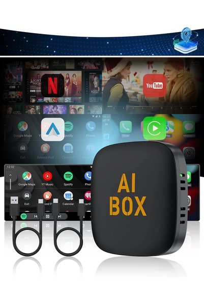 Generic Wireless CarPlay Adapter Supports YouTube, Netflix & More Wired CarPl...