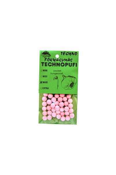 Techno Technopufi Maxi momeală pentru cârlig, aromă de usturoi, roz, 5-6mm