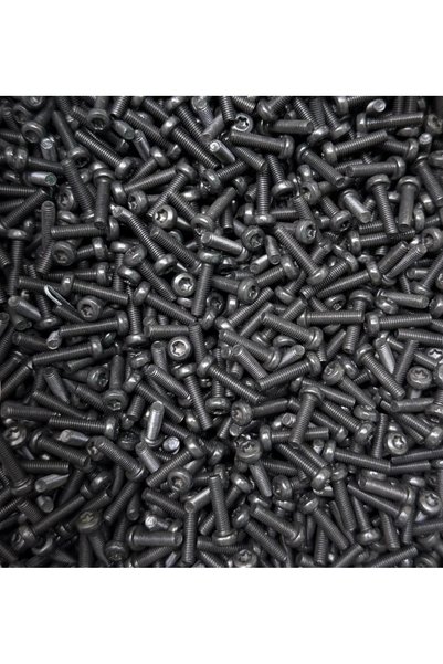 Generic Brand Surub Torx M3x12 x 50 buc, cap bombat, negru