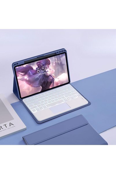 Generic حافظة لوحة مفاتيح باللغتين العربية والإنجليزية متوافقة مع Infinix Xpa...