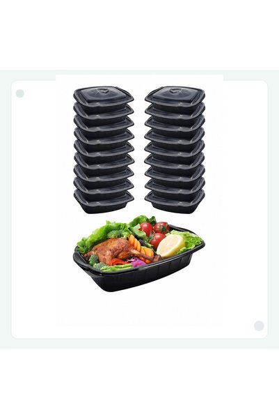 Köksal Pack 50 Pieces 500 Gr Food Container Set