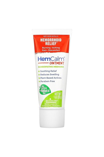 Boiron HemCalm Ointment for Hemorrhoid Relief of Pain, Itching, Swelling or D...