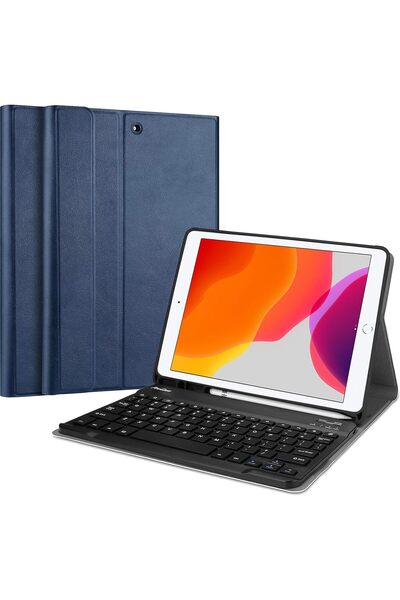 Generic Keyboard Case for iPad 10.2 2021 2020 2019 with Pencil Holder, Wirele...