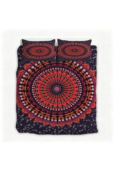 Generic Fashion Print Flannel 3 Pieces Duvet Cover Set, Durable Anti-Pilling ...