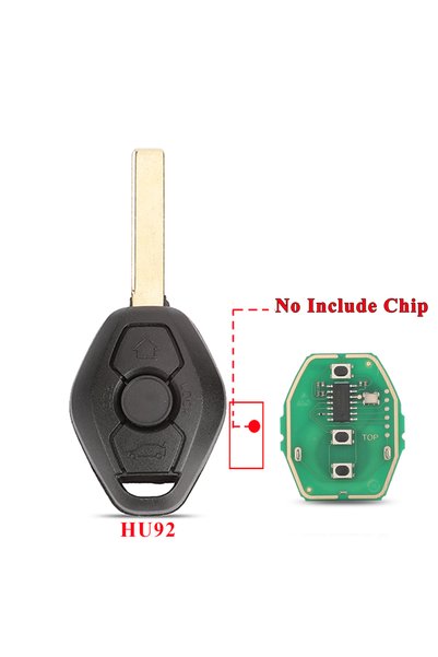 Choice مفتاح سيارة عن بعد HU92 بدون شريحة من نوع Jingyuqin 315/433MHz مع شريح...
