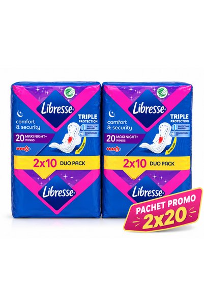 Libresse Pachet 2x 20 Maxi Night +