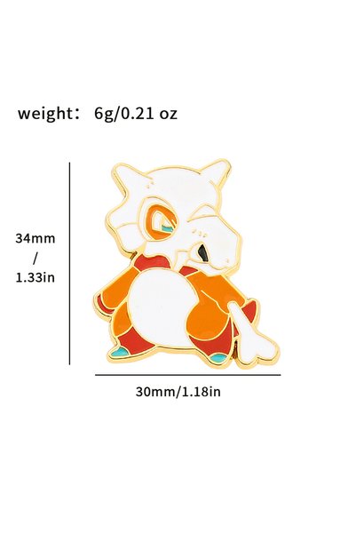 BANDAI Enamel Pins Cute Cartoon Fantasy Creature Enamel Pins , Anime Style Mo...