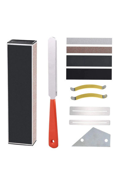 Choice 11 pcs 11 Pcs Set Guitar Fret Crowning File Leveling Beam Sanding Grin...