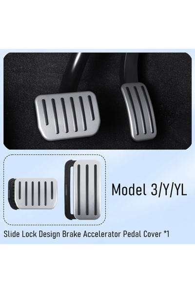 Choice Model 3 Y YL UV Aluminum Self-Slide Lock Performance Pedal Sets Accele...