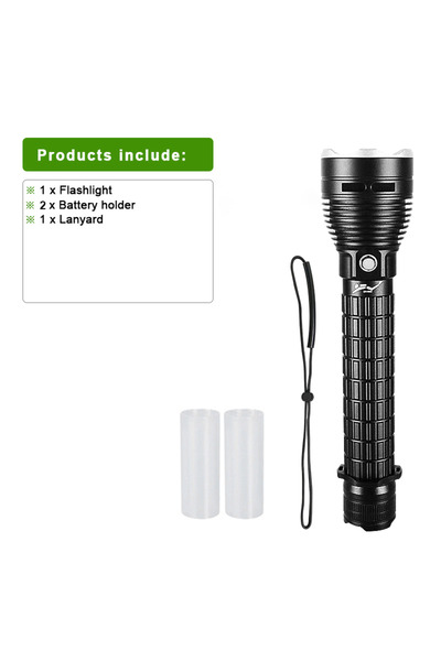Choice no battery 280000000LM Most Powerful LED Diving Flashlight Professiona...