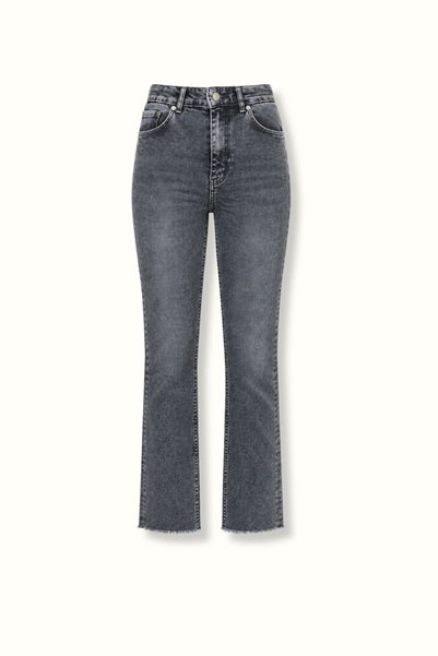 Sezgi Tekin Premium Anthracite Washed Boy Fit Jeans