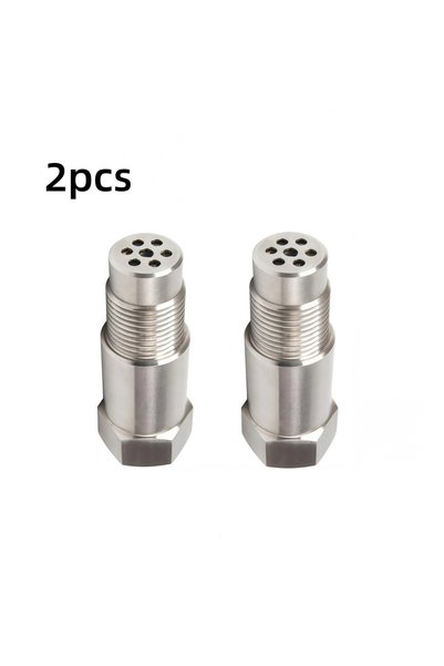 Choice قطعتان من محول أنبوب العادم للسيارة، موصل بنظام توصيل M18*1.5 لربط نظا...