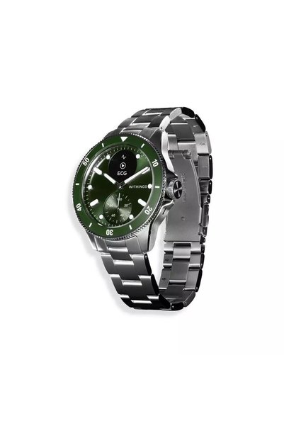 Withings Scanwatch Nova Ανοξείδωτο Ατσάλι 42mm Αδιάβροχο με Παρακολούθηση Καρ...