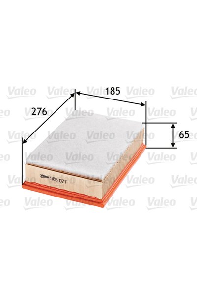 VALEO Въздушен филтър 585077