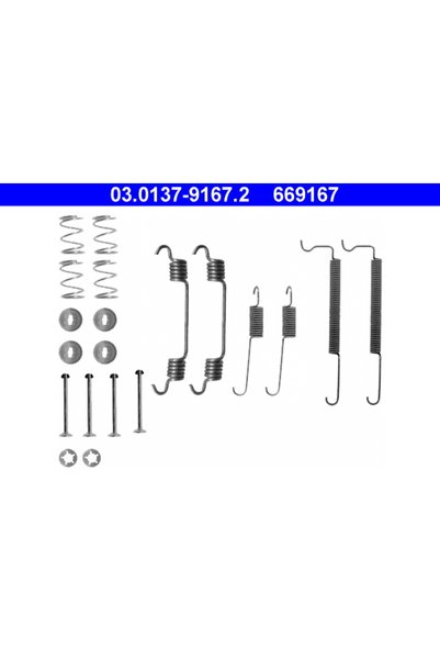 Ate Set accesorii, sabot de frana 03.0137-9167.2