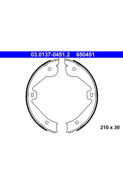 Ate Set saboti frana, frana de mana 03.0137-0451.2