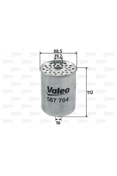 VALEO Горивен филтър 587704