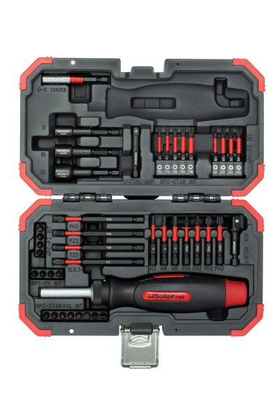Gedore Impact bit set, 1/4 drive, 43 pieces 3304902