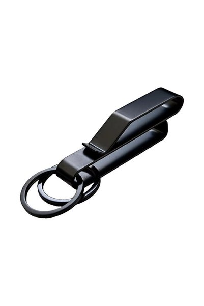 Choice 1PC black 1PC Stainless Steel Belt Hook Carabiner Car Keychain Belt Ha...