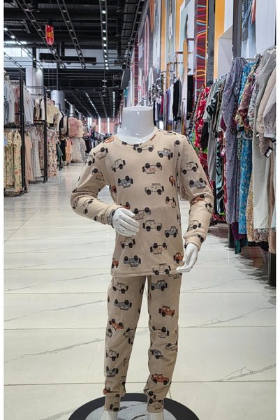 Generic Brand The Little Cars Pajamas Winter Boy 2 Pieces